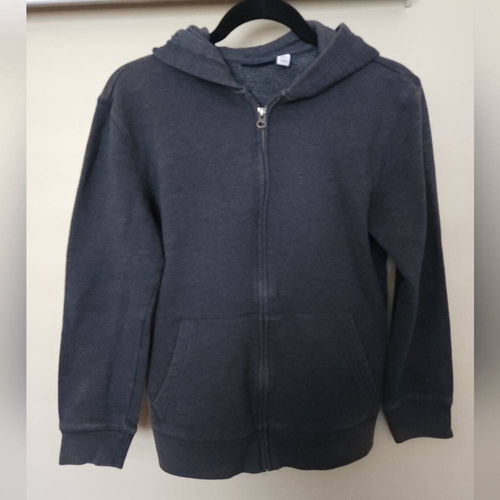 The Children's Place Zip Up Hoodie, GRAY - XL (14)